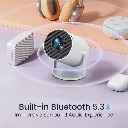 Android 11 Smart Projector – 4K HD, WiFi, 120” Display